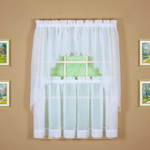 Emelia Voile Sheer Tier Curtain