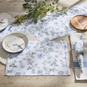 Wythe Garden Lined Tailored Valance & Table Linens