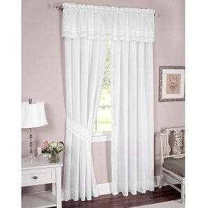 Danielle Embroidered Eyelet Tier Curtain