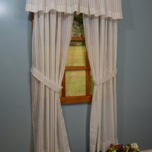 Bay Breeze Stripe Semi-Sheer Tier and Tailored Curtain