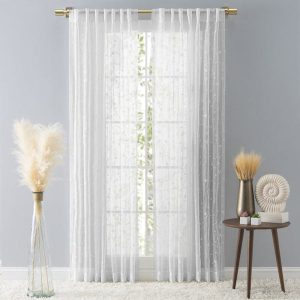 Sheer Blossom Rod Pocket & Back Tab Panels
