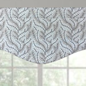 Brooklyn Lined Embroidered "M" Valance