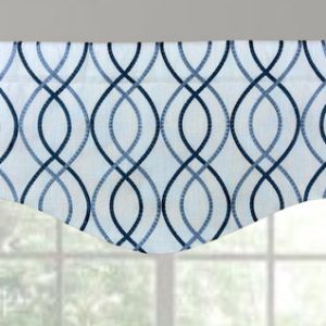 Fast Driver Lined Embroidered "M" Valance Marine