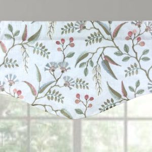 Philocast Lined Embroidered "M" Valance
