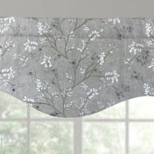 Story Teller Lined Embroidered "M" Valance