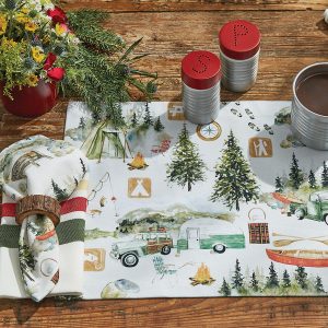 Camping Tailored Valance & Table Linens