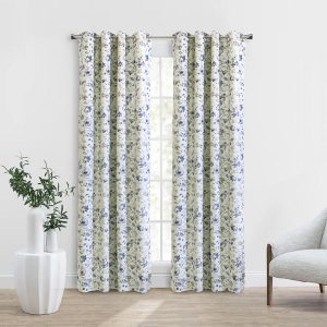 Flora Floral Blackout Grommet Panel