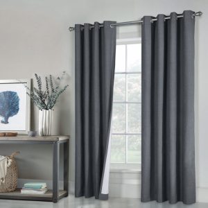 Ventura Blackout Grommet Top Pairs Dark Grey