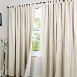 Weathermate Insulated Tab Curtain Natural