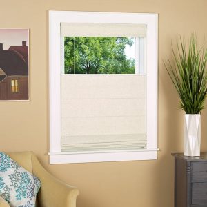 Top Down Bottom Up Insulated Roman Shade Linen