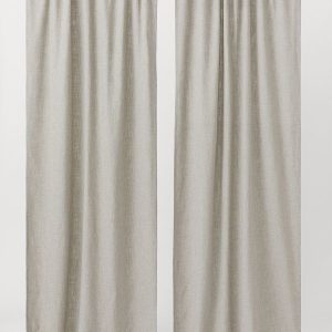 Grey 2-pack curtain lengths