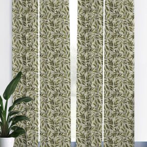Grey Abstract Curtain