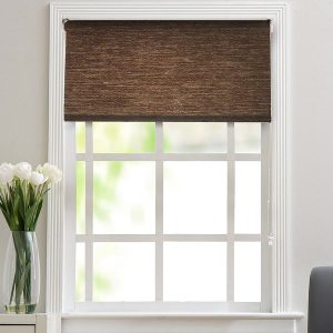 Brown Room Darkening Window Blinds