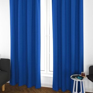 Navy Blue Set of 4 Black Out Window Curtain