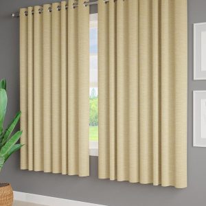 Green 4 Pieces Window Curtains