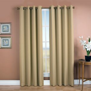 Grand Pointe Natural Room Darkening Grommet Panel