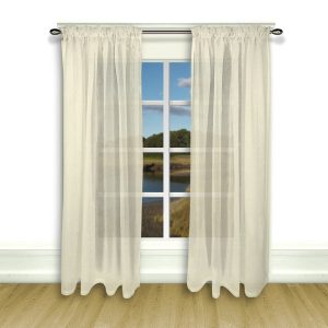 Lucerne Dual Rod Pocket Semi Sheer Panel