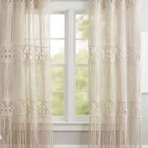 Macrame Boho Curtain