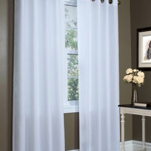 Rhapsody Lined Voile Grommet Panels