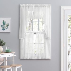 Sea Glass Semi-Sheer Tiers