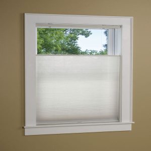 Cordless Light Filtering Top Down Bottom Up Cellular Shade White
