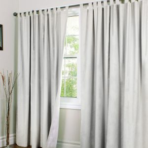 Weathermate Insulated Tab Curtain White