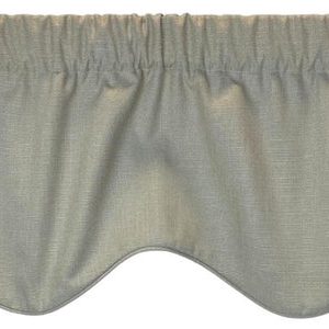 York Solid Lined Scallop Valance